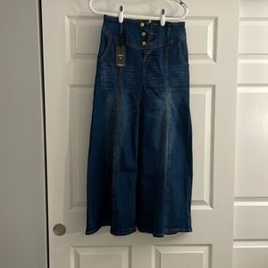 Maxi-skirt Denim